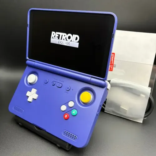 Retroid Pocket Flip 2 GameCube Completo na Caixa + Brinde Pelicula + Case Transporte