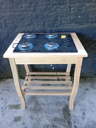 Bancada para fogão de mesa