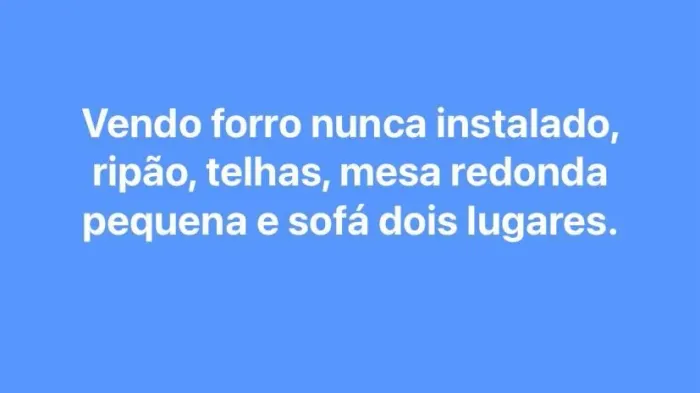 Vendo estes itens