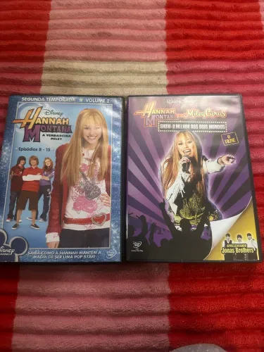 Kit 2 DVDs Originais - Hannah Montana | Miley Cyrus