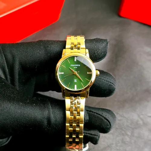 Mondaine 28mm Sabrina Sato Dourado verde 33054LPMKDE1K