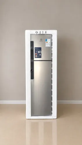 Geladeira Electrolux 380L Inox Nova Com Nf