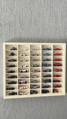 Mega Coleção Hot Wheels + Expositor Parede