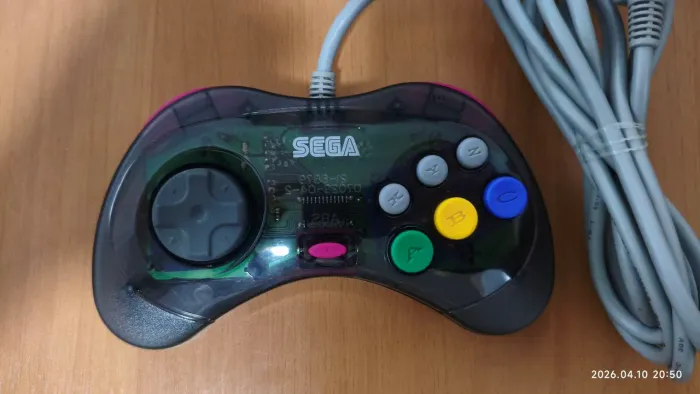 Controle Sega Saturn SKELETON japonês (Raro)