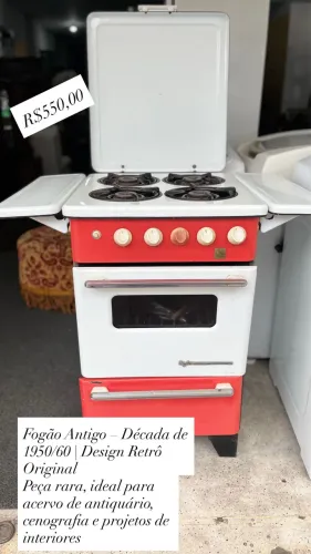 Fogão retrô anos 60