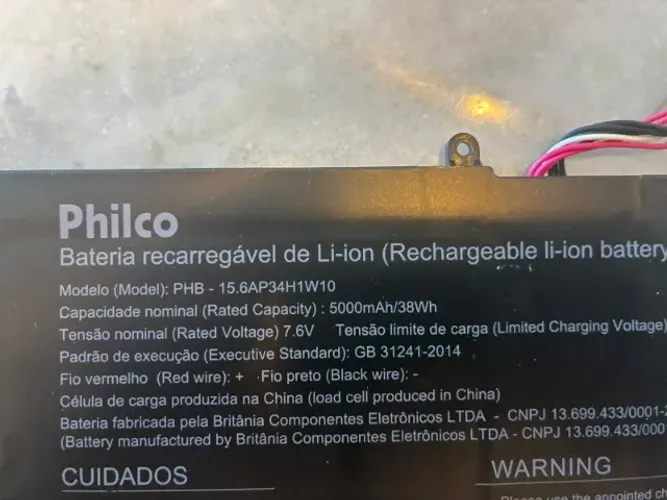Bateria Philco PNB15 PHB-15.6AP34H1W10