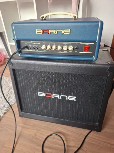 Amplificador Borne VRX150 + Caixa Borne G112 100w