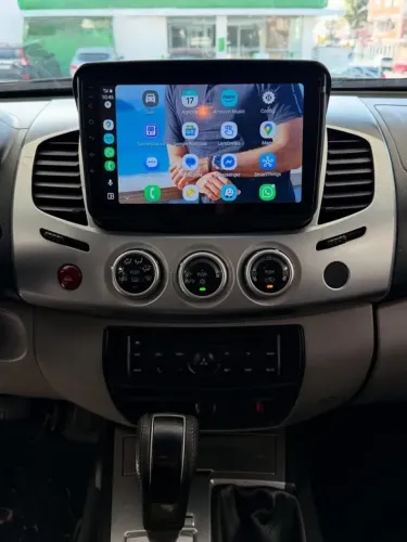 Central Multimídia Android L200 Triton/ Dakar 2009 a 2017 9 polegadas