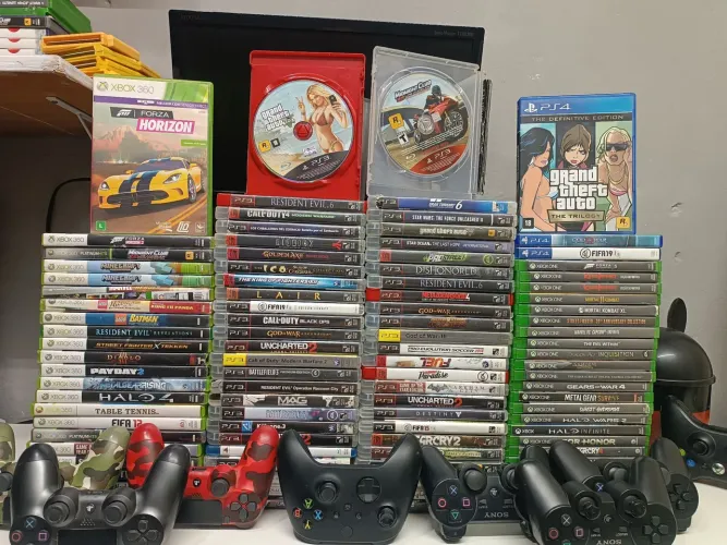 Lote de jogos diversos 