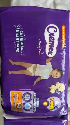 6 pcts da Fralda Cremer xxg grandinhos