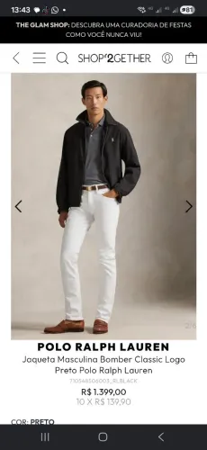 JAQUETA PRETA POLO RALPH LOREN ORIGINAL, COMPRADA NOS EUA E NUNCA USADA.