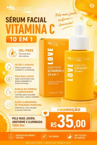 Sérum facial vitamina C Oil -Free