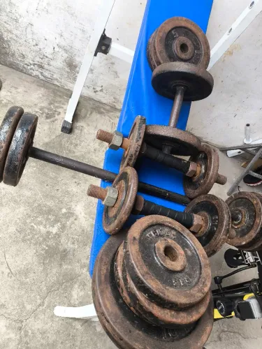 KIT MUSCULAÇÃO COMPLETO 