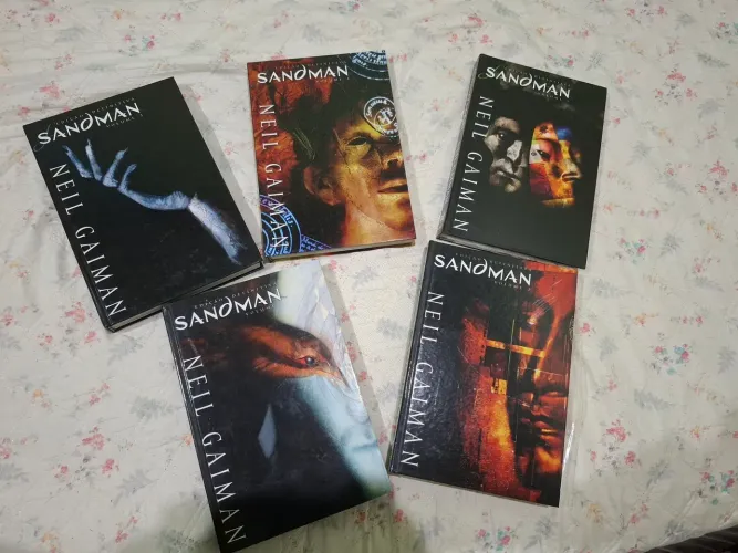 Sandman vol 1 ao 5. Edição de definitiva. NOVO NUNCA USADO
