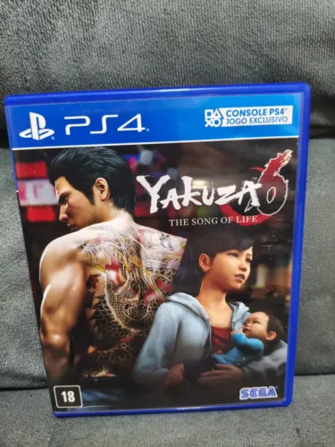 Jogo Yakuza 6 - The Song of Life PS4 Mídia Física Original