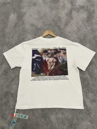 Camiseta Off-White "Caravaggio Crowning Print" White