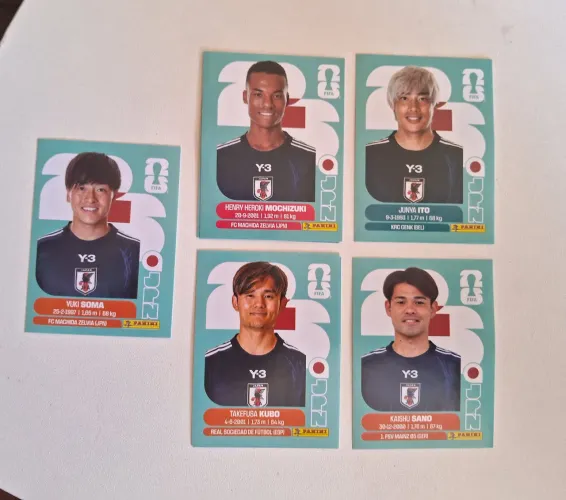 Figurinhas Copa  do Mundo FIFA 2026 - Seleção do Japão 