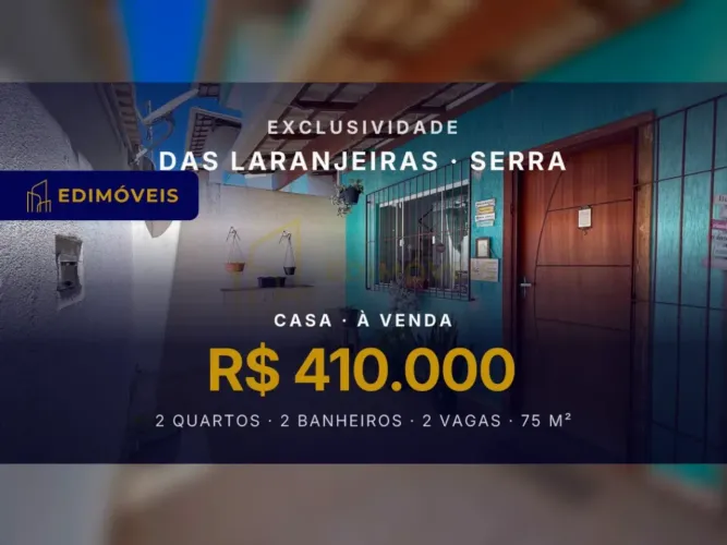 Casa Duplex em Das Laranjeiras, 2 suítes e área de serviço funcional, seu novo lar!