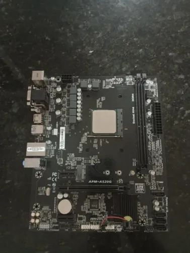 Placa Mãe APM-A520G + Processador Ryzen 3 Pro 4350G