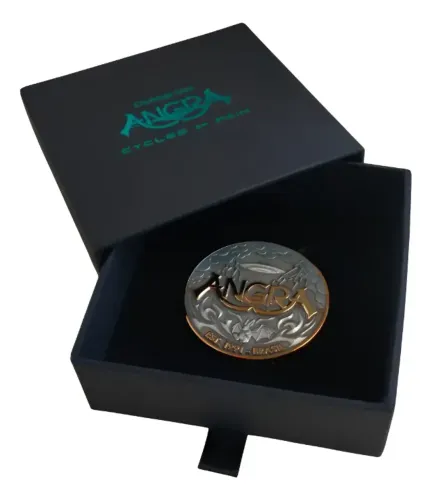 Medalhão Moeda Colecionável Banda Angra - Cycles Of Pain