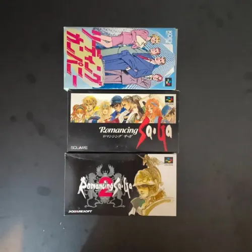 Lote Super Famicom: Romancing SaGa 1, Romancing SaGa 2, Super Power League