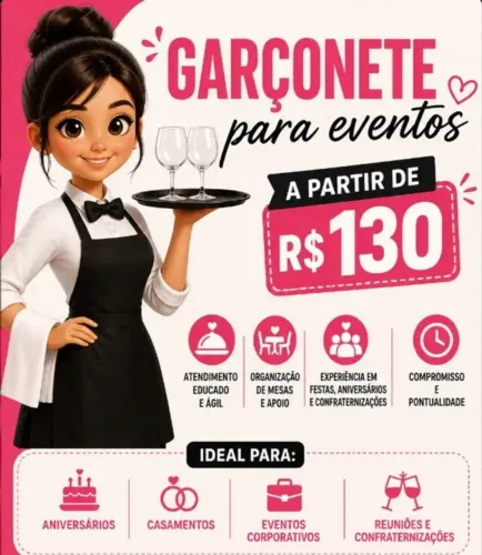 GARÇOM , FRITADEIRA EVENTOS  Whats CONTATO -->(71)9-8_6_1_5 - 0_8_9_3