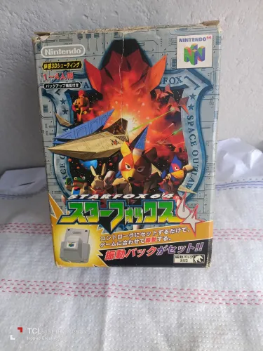Game (jogo) - N64 Star Fox japonês e Rumble Pak - CIB