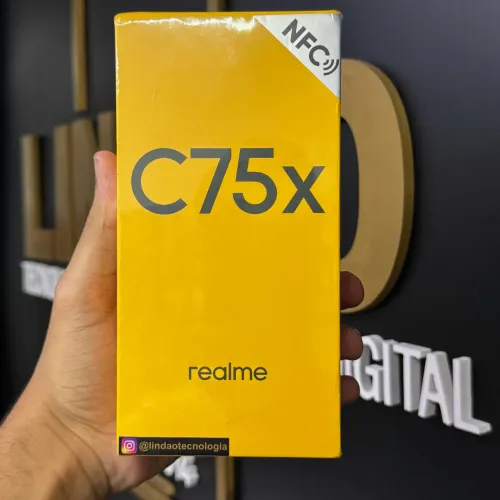 LOJA FÍSICA. REALME C75X 256GB 8GB | NOVOS LACRADOS BOLETO PARA NEGATIVADOS | RETIRE HOJE!