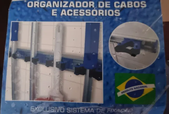 ORGANIZADOR DE CABOS DE VASSORA, RODOS E ASSESSÓRIOS BRALIMPIA.