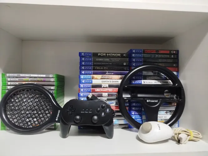 LOTE DE ACESSÓRIOS PARA NINTENDO WII.