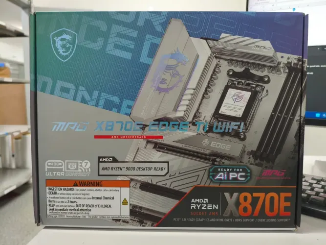 PLACA MÃE MSI MPG X870E EDGE TI WIFI