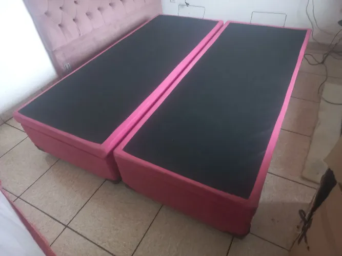 Base box Baú Queen Size 1,58x1,95 Semi nova Só 700,00 aceito cartão 