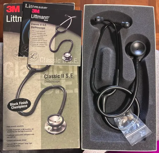 Estetoscópio 3M Littmann Classic II S.E. All Black - Edição Especial - Original