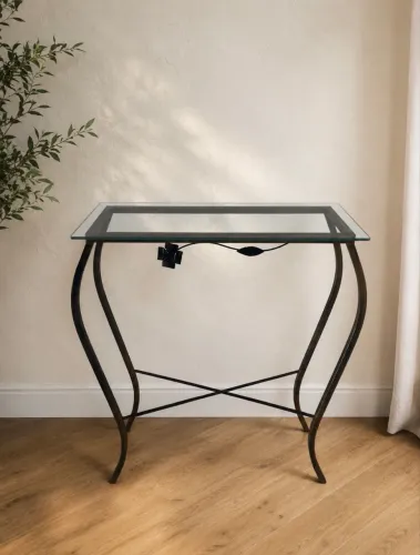 Mesa de ferro decorativa