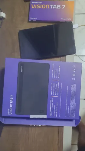 Tablet Positivo Vision Tab 7 64GB Wi-Fi Android 14 Tela IPS 7"
