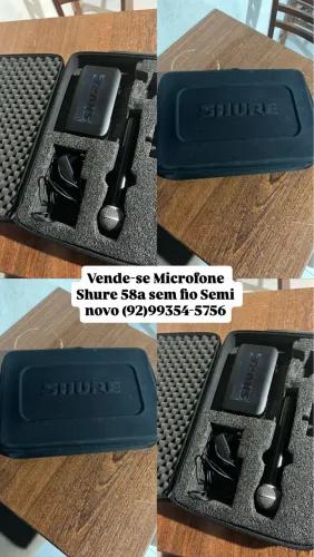 Vende-Se Microfone Shure Beta 58a sem fio
