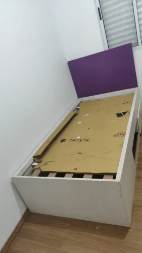 Cama Solteiro com gaveteiro super Resistente mdf
