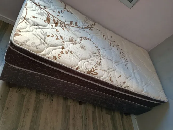 Cama Box Solteiro Gazin Esmeralda com Pillow Top (Conjunto Original)