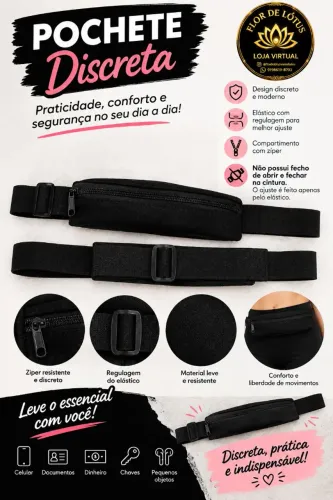 pochete super discreta
