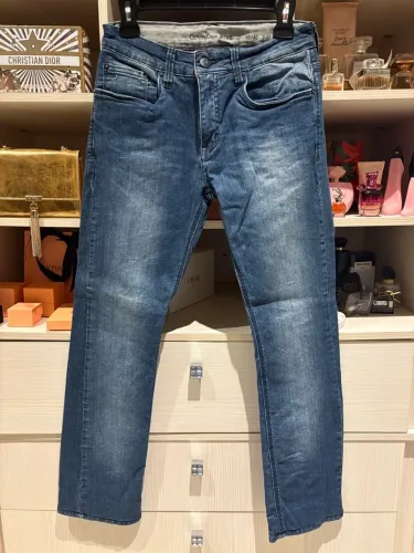 Calça Jeans Masculina Calvin Klein Slim Fit Azul tamanho 40