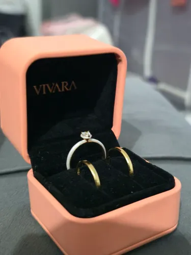 Par de Aliança Vivara 18K