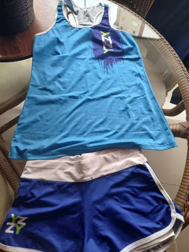 6 Conjuntos esportivo de Beach tênis feminino tamanho PP