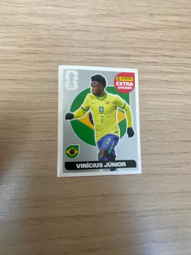 Figurinha Vini Jr Legend Prata Copa 2026 Original