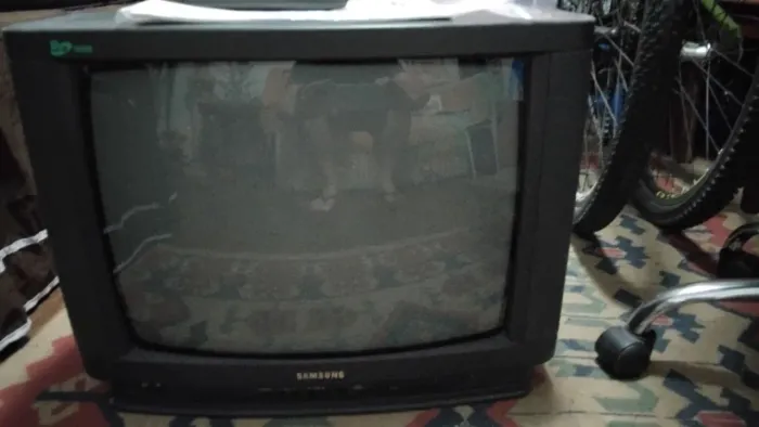 Televisão Samsung de 20 Polegadas, Bio Vision, as vezes funciona, Manual e Controle 