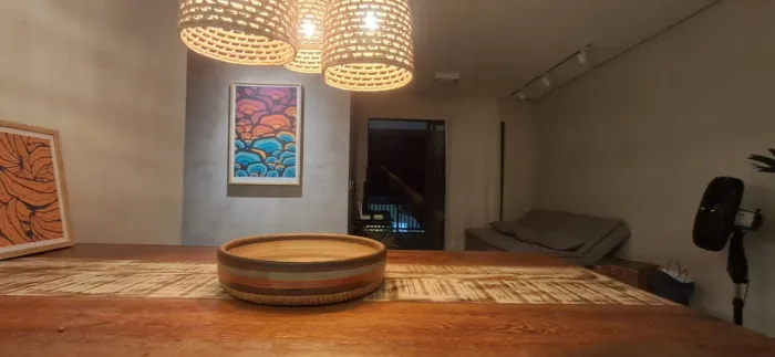 Apartamento 3/4 pé na areia mobiliado