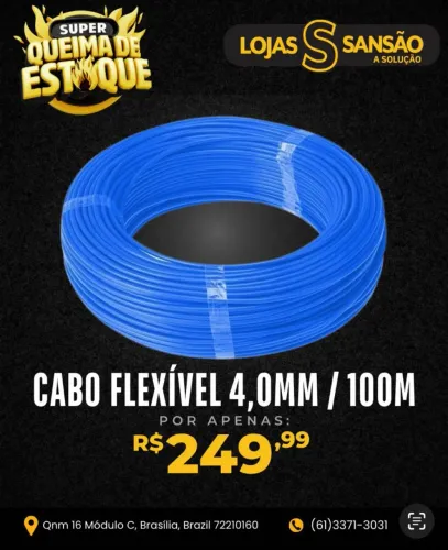 Cabo flexível 