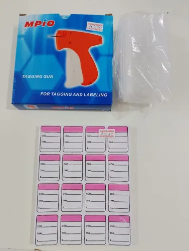 Kit aplicador de etiquetas de roupas