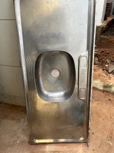 Pia de aço inoxidável