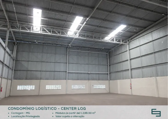 Galpão para alugar em Contagem/MG com 1.238,00 m² em condomínio logístico