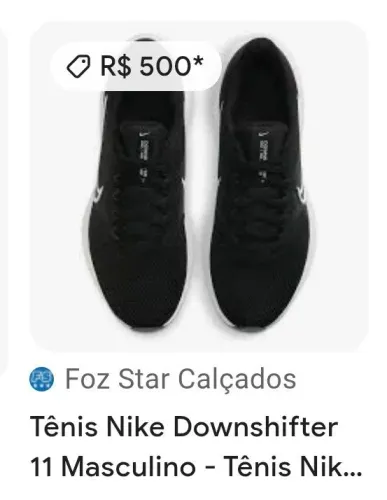 Tênis Nike, modelo Downshifter 11. Tam 44